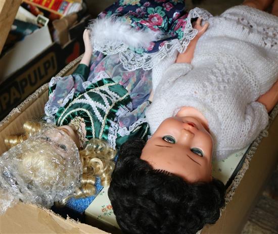 Collection of dolls